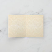 St. Therese von Lisieux rosa Rosen duschend Karte (Innenseite)