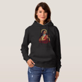 St Therese von Lisieux Rose Die kleine Blume Catho Hoodie (Vorne ganz)