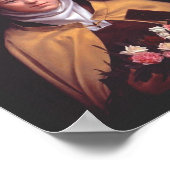 St. Therese von Lisieux Rosenregen Heilige Kunst Poster (Ecke)
