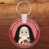 St. Thérèse von Lisieux Schlüsselanhänger (Vorderseite)