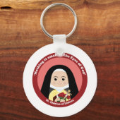 St. Thérèse von Lisieux Schlüsselanhänger (Vorderseite)