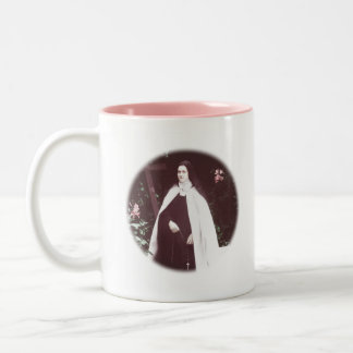 St. Therese von Lisieux Zweifarbige Tasse