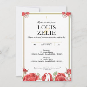 St. Therese Wedding Invite Einladung