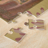 St. Therese wenig Blumen-Kruzifix-Rosen-Grenze Puzzle (Seite)