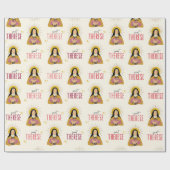 St. Therese Wrapping Paper Geschenkpapier (Flach)