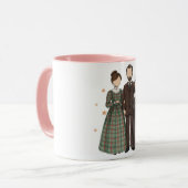 St. Therese & Zelie & Louis, katholisches Geschenk Tasse (Vorderseite Links)