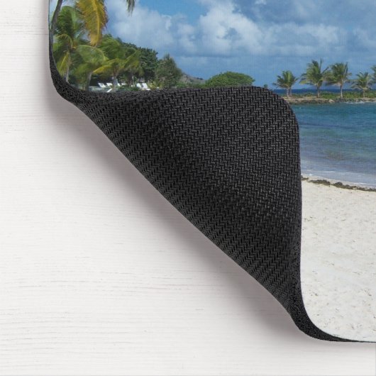 St Thomas 1 - Saphir-Strand, Mousepad (Ecke)