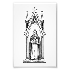 St. Thomas Aquinas, 4"x6" Foto Print
