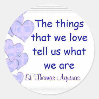 St Thomas Aquinas Aufkleber