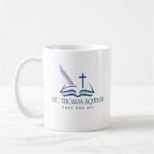 St. Thomas Aquinas, betet für uns Tasse (Links)