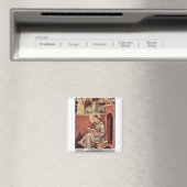 St. Thomas Aquinas By Gentile Da Fabriano Magnet (In Situ (Geschirrspüler))