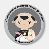St. Thomas Aquinas Magnet (Vorne)