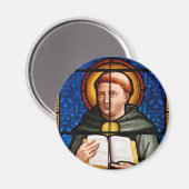 St. Thomas Aquinas Magnet (Vorderseite/Rückseite)