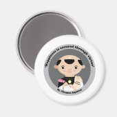 St. Thomas Aquinas Magnet (Vorderseite/Rückseite)