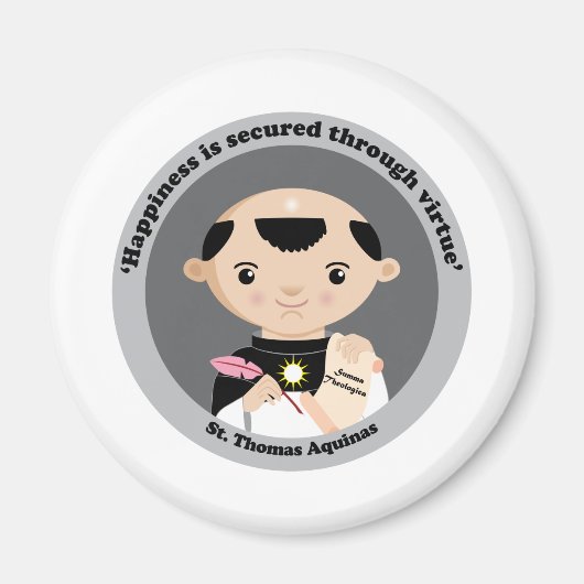 St. Thomas Aquinas Magnet (Vorne)