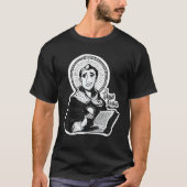 St Thomas Aquinas Patron St. der Studenten Catholi T-Shirt (Vorderseite)