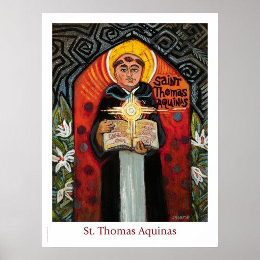 St. Thomas Aquinas Poster (Vorne)