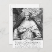 St. Thomas Aquinas Postkarte (Vorne/Hinten)