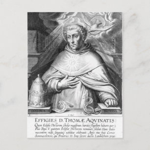 St. Thomas Aquinas Postkarte