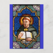 St. Thomas Aquinas Postkarte (Vorderseite)