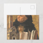 St Thomas Aquinas Postkarte (Vorne/Hinten)