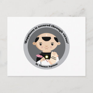 St. Thomas Aquinas Postkarte