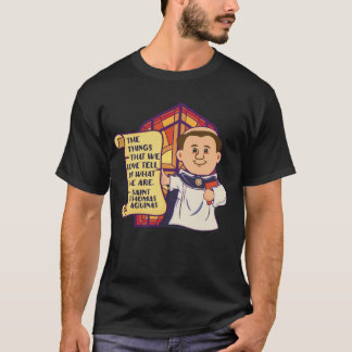 St Thomas Aquinas Quotes Summa Theologic Katholik T-Shirt