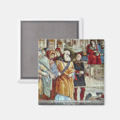 St. Thomas Aquinas und das Detail der Heretik Magnet (Vorderseite/Rückseite)