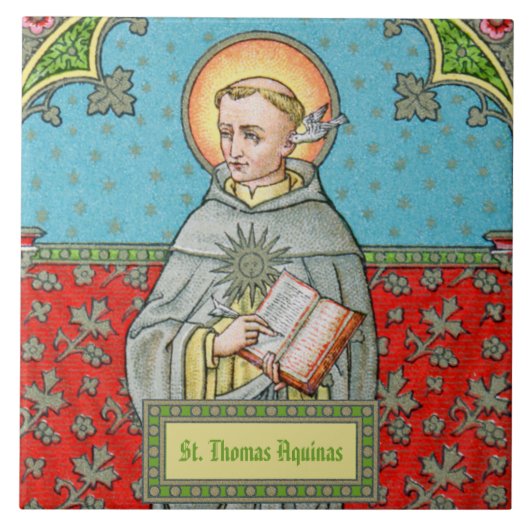 St. Thomas Aquinas (VVP 002) Fliese (Vorderseite)