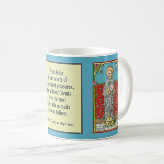 St. Thomas Aquinas (VVP 002) Kaffeetasse (VorderseiteRechts)