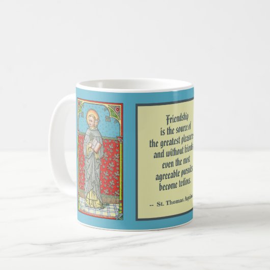 St. Thomas Aquinas (VVP 002) Kaffeetasse (Vorderseite Links)