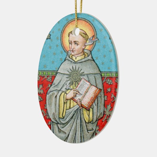 St. Thomas Aquinas (VVP 002) Keramik Ornament (Links)
