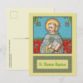 St. Thomas Aquinas (VVP 002) Postkarte (Vorne/Hinten)