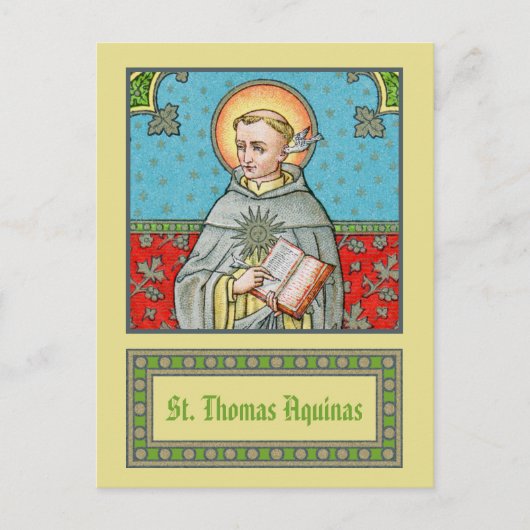 St. Thomas Aquinas (VVP 002) Postkarte (Vorderseite)