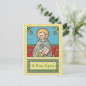 St. Thomas Aquinas (VVP 002) Postkarte (Stehend Vorderseite)