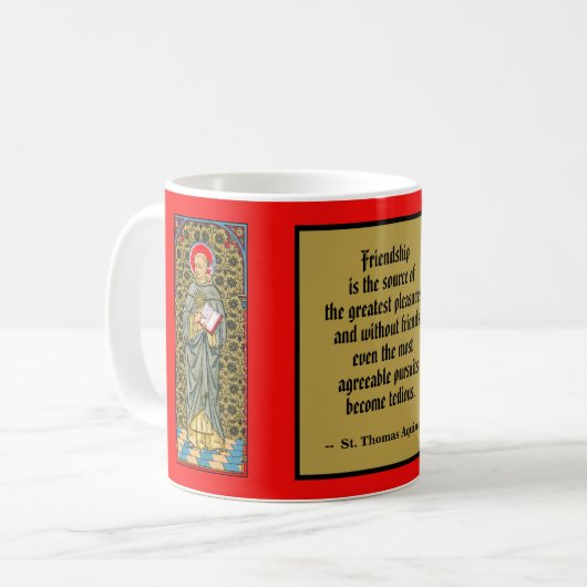 St. Thomas Aquinas (VVP 003) Kaffeetasse (Vorderseite Links)