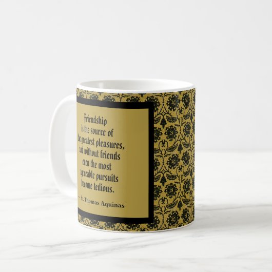 St. Thomas Aquinas (VVP 003) Kaffeetasse (Vorderseite Links)