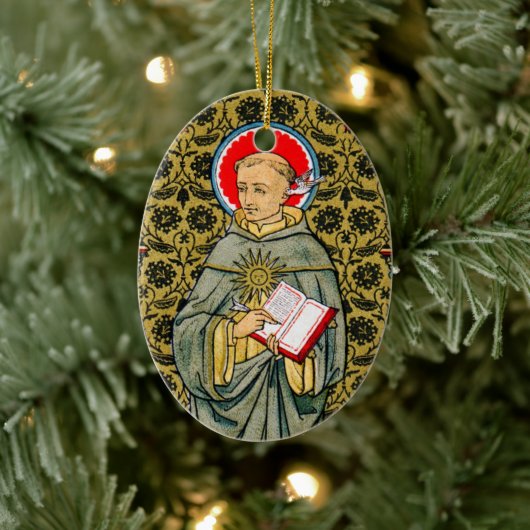 St. Thomas Aquinas (VVP 003) Keramik Ornament (Baum)