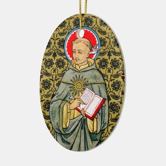 St. Thomas Aquinas (VVP 003) Keramik Ornament (Links)