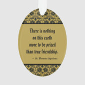 St. Thomas Aquinas (VVP 003) Ornament (Rückseite)