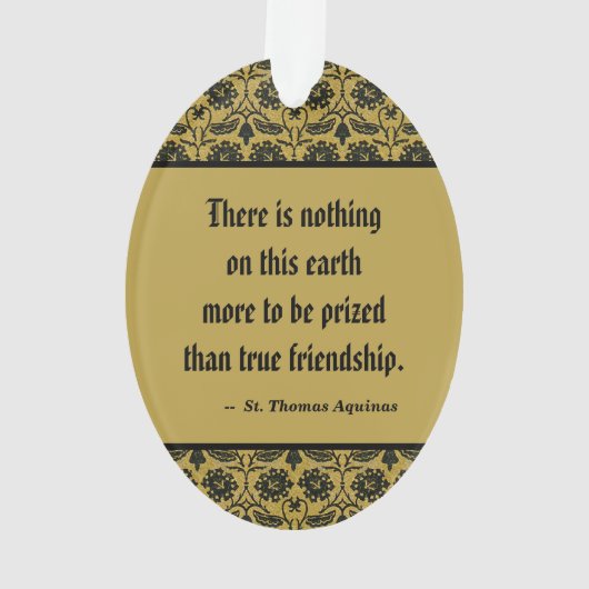 St. Thomas Aquinas (VVP 003) Ornament (Rückseite)