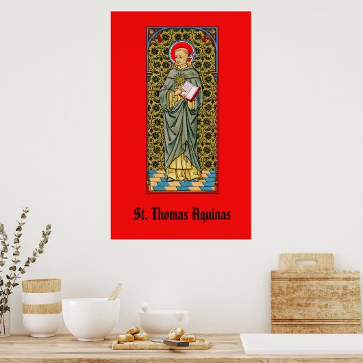 St. Thomas Aquinas (VVP 003) Poster (Küche)