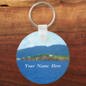 St. Thomas Arrival Personalisiert Schlüsselanhänger (Vorderseite)