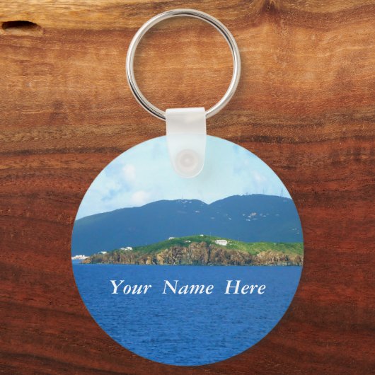St. Thomas Arrival Personalisiert Schlüsselanhänger (Vorderseite)
