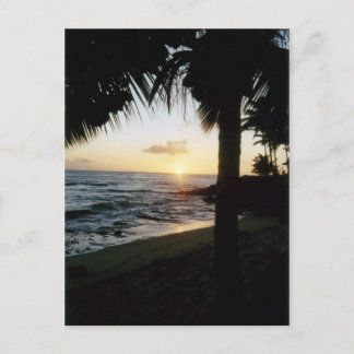 St. Thomas Beach Sunset Postcard Postkarte