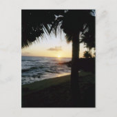 St. Thomas Beach Sunset Postcard Postkarte (Vorderseite)