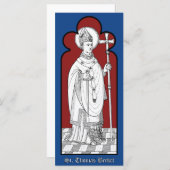 St. Thomas Becket Holding a Sword (M 033) (Vorne/Hinten)