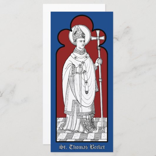 St. Thomas Becket Holding a Sword (M 033) (Vorne/Hinten)