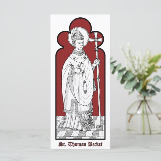 St. Thomas Becket Holding a Sword (M 033) (Stehend Vorderseite)