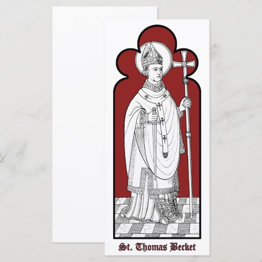 St. Thomas Becket Holding a Sword (M 033) (Vorne/Hinten)